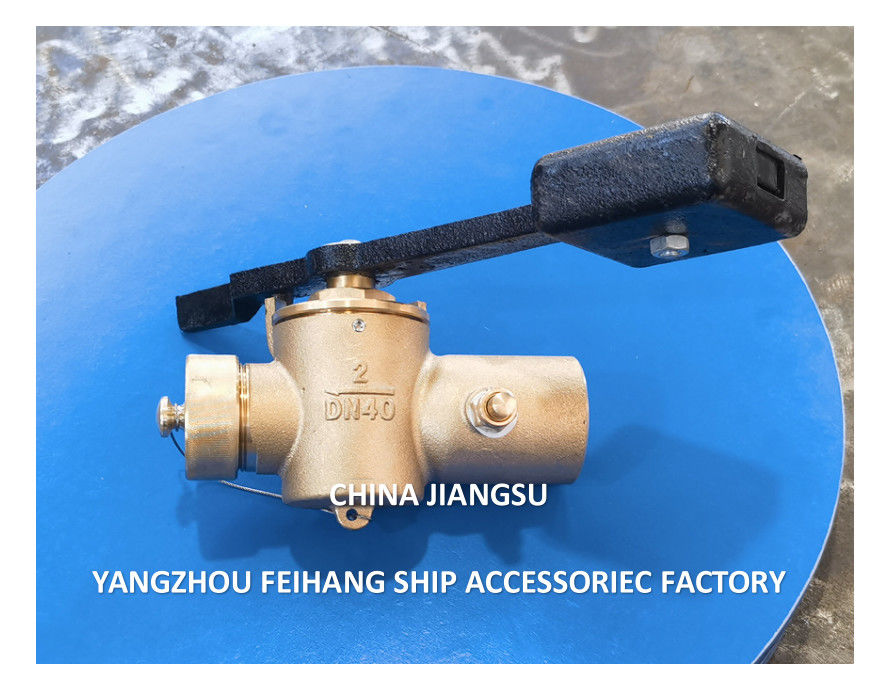 China Bronze Gewichtung Hebel Selbstschließung Sounding Cock Gewinde Bsp Modell FH40 Cb/T3778-1999