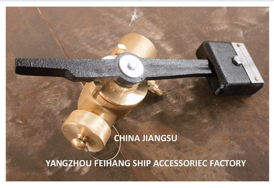 Technischer Parameter für FH65 CB/T3778-1999 Bronze-Selbstschließventilmodell mit Gewindeendungen mit Gewichtshebel