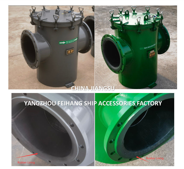Versorgung mit Meereswasserpumpe Meereswasserfilter mit Gummi, Inhalationsfilter AS350 CB/T 497-94 -Feihang Marine