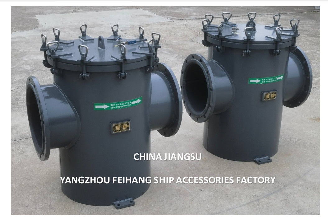 China AS350 CB/T497 Korb Meerwasserfilter mit Gummiverkleidung Lieferant - Feihang Marine