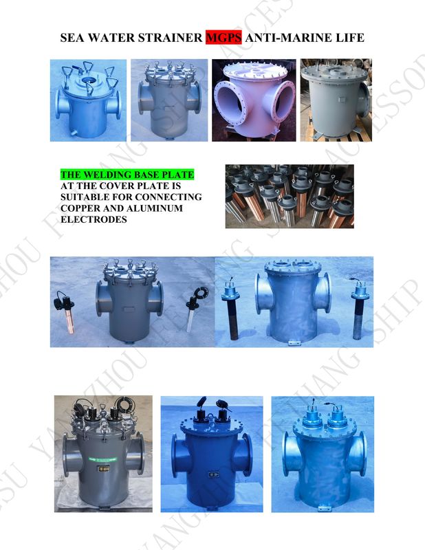 Seewasserfilter mit MGPS-Marine Growth Prevention System Modell AS350 CB/T497-2012