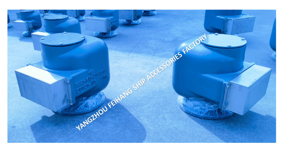 FLAGEN-GASTEIS 533HFB-150A MARINE AIR VENT HEAD FLOAT-TYPE für Ballastbehälter atmungsaktive Kappe mit Feuernetz