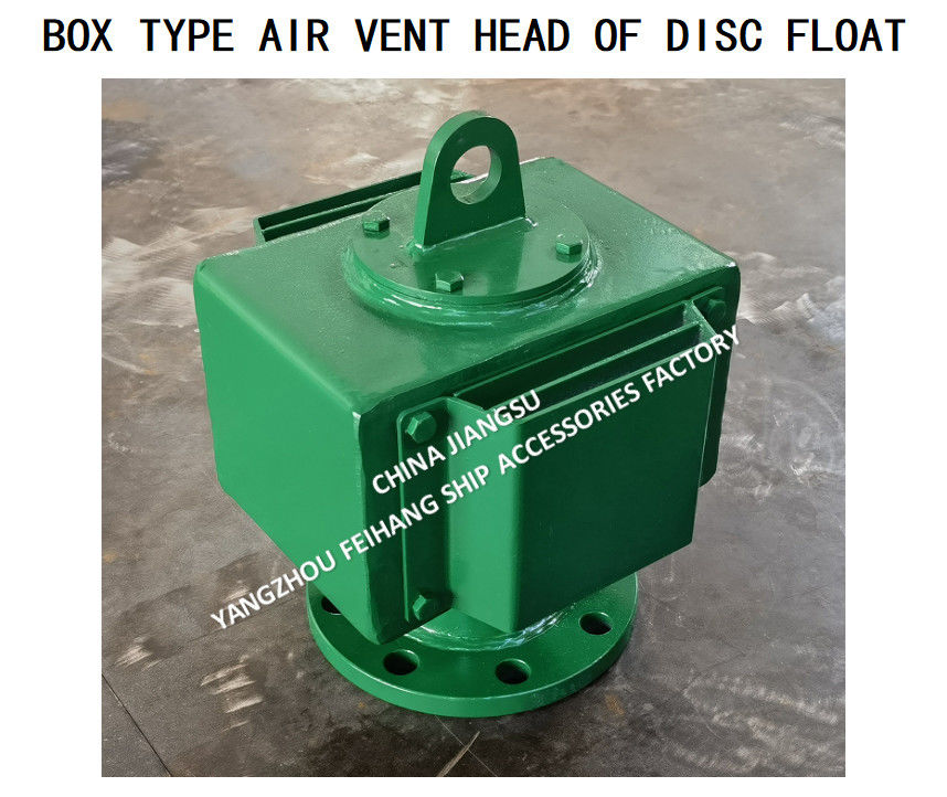 MARINE BOX TYPE Luftventilationskopf DN100 für Frischwasserbehälter Körper KARBONSTAHL HOT DIP GALVANIZATION mit SUS316L FLOAT BALL