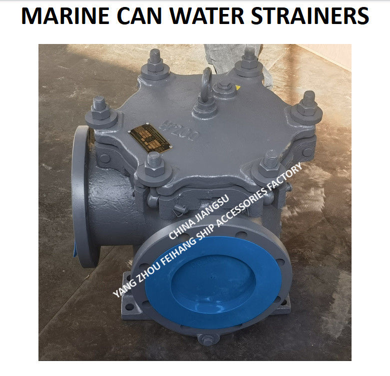 JIS F7121-1996 Seewasserfilter aus Gusseisen 5K-200A LA-Typ für Hauptwasserpumpe mit Filterkorb aus Edelstahl