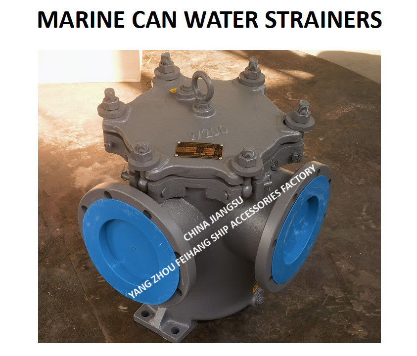 JIS F7121-1996 Seewasserfilter aus Gusseisen 5K-200A LA-Typ für Hauptwasserpumpe mit Filterkorb aus Edelstahl