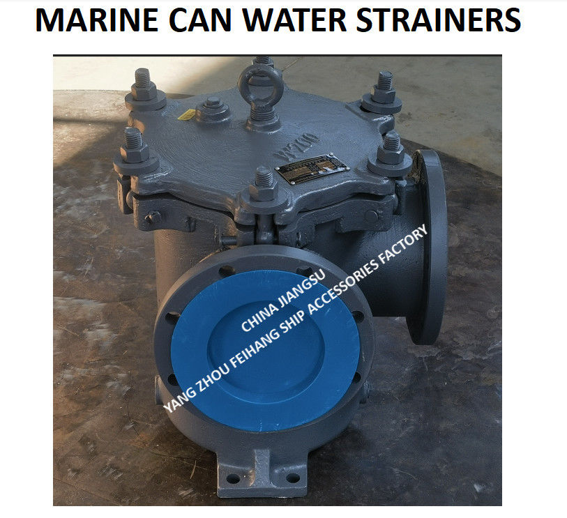 IMPA872010 Marine Can Water Strainer 5K-200A S-TYPE JIS F7121-1996 Flansche aus Gusseisen Kannwasserfilter 5K-200A LA-TYPE