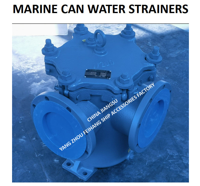 IMPA872010 Marine Can Water Strainer 5K-200A S-TYPE JIS F7121-1996 Flansche aus Gusseisen Kannwasserfilter 5K-200A LA-TYPE