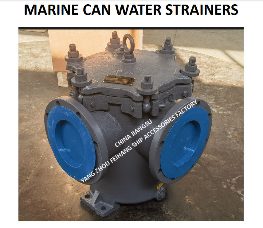 IMPA872010 Marine Can Water Strainer 5K-200A S-TYPE JIS F7121-1996 Flansche aus Gusseisen Kannwasserfilter 5K-200A LA-TYPE