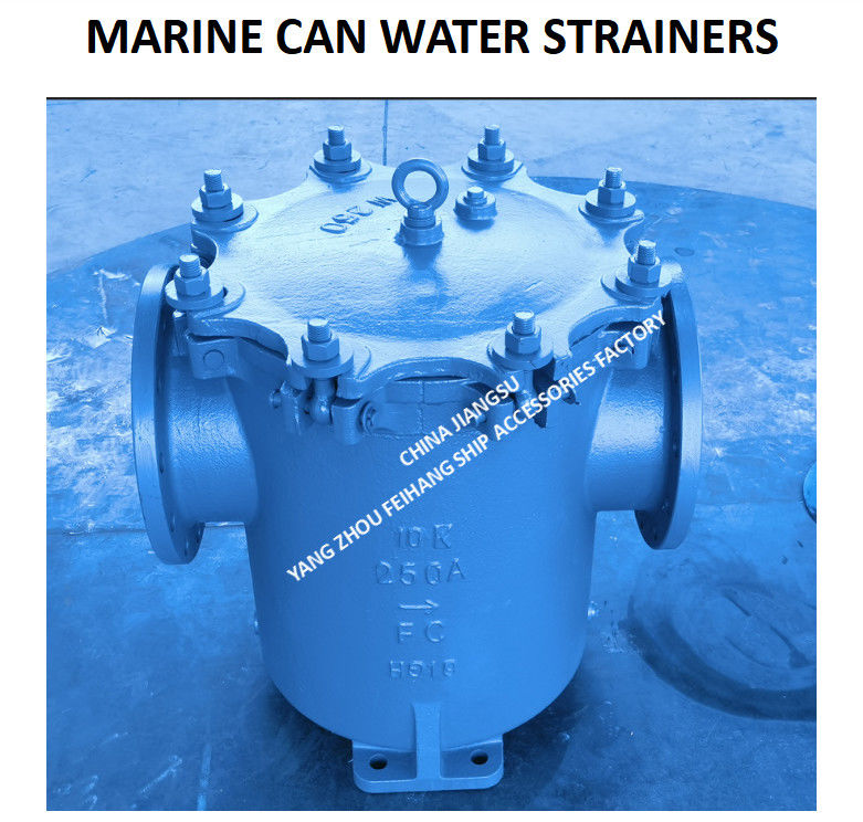 Marine-Wasserfilter aus Gusseisen mit Filter aus Edelstahl