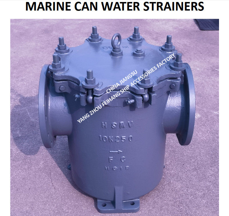 Marine-Wasserfilter aus Gusseisen mit Filter aus Edelstahl