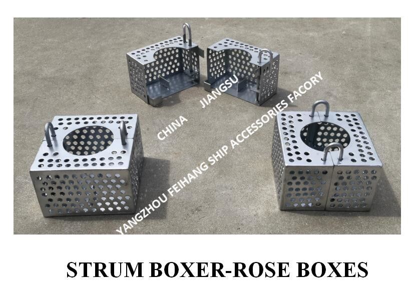 Filterbox Marine Rose Boxes für Bilge Line FH-250A JIS F7206 Kohlenstoffstahl Hot Dip Galvanized