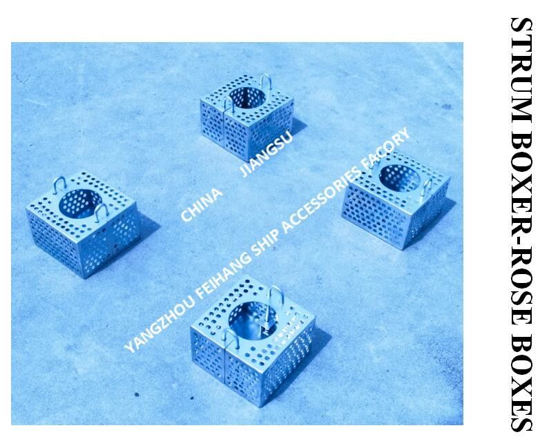Filterbox Marine Rose Boxes für Bilge Line FH-250A JIS F7206 Kohlenstoffstahl Hot Dip Galvanized
