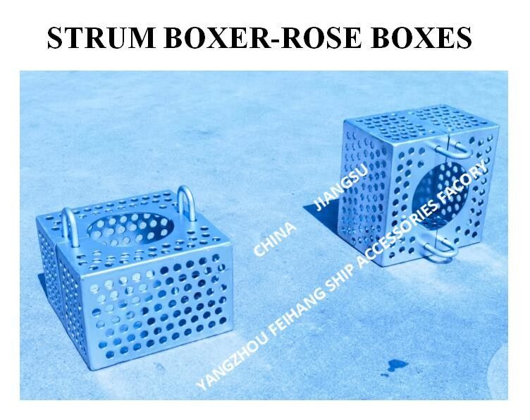 Filterbox Marine Rose Boxes für Bilge Line FH-250A JIS F7206 Kohlenstoffstahl Hot Dip Galvanized