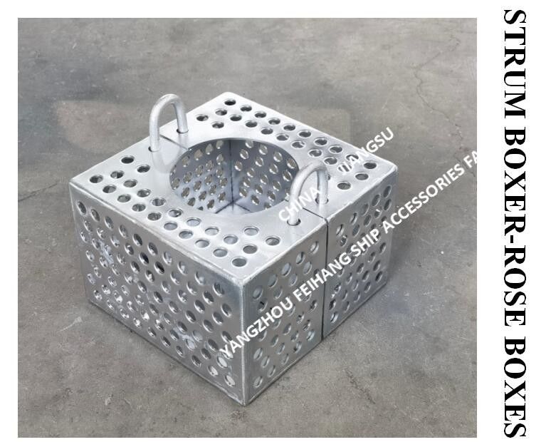 Galvanisierter Stahlfilter Rosenkiste für die Billage-Leitung FH-100A JIS F7206 Mesh-10mm
