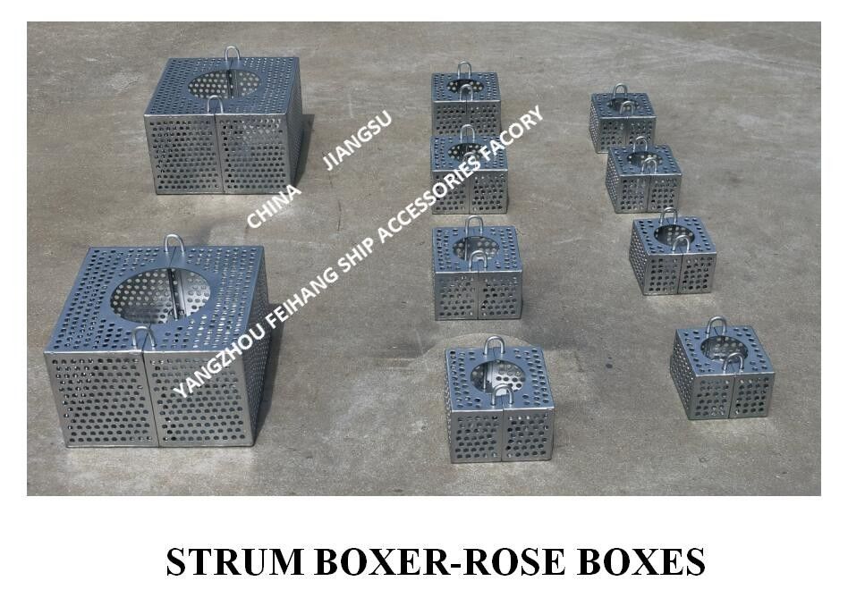 Galvanisierter Stahlfilter Rosenkiste für die Billage-Leitung FH-100A JIS F7206 Mesh-10mm
