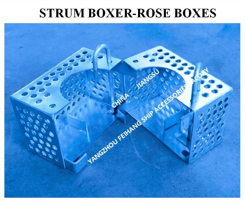 Filterbox Marine Rose Boxes für Bilge Line FH-250A JIS F7206 Kohlenstoffstahl Hot Dip Galvanized