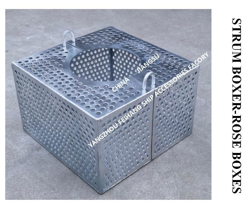 Galvanisierter Stahlfilter Rosenkiste für die Billage-Leitung FH-100A JIS F7206 Mesh-10mm