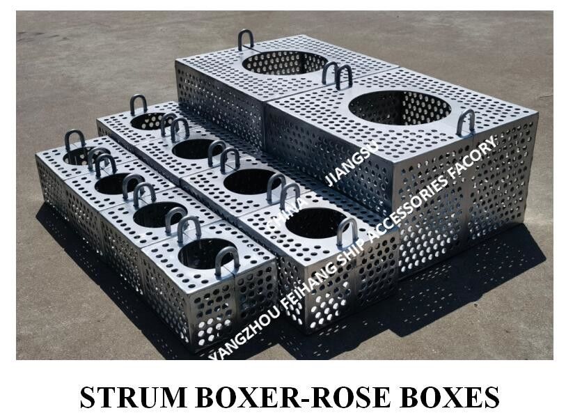Galvanisierter Stahlfilter Rosenkiste für die Billage-Leitung FH-100A JIS F7206 Mesh-10mm