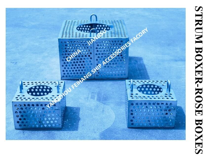 Galvanisierter Stahlfilter Rosenkiste für die Billage-Leitung FH-100A JIS F7206 Mesh-10mm