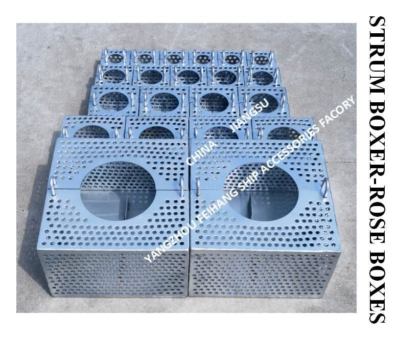 Galvanisierter Stahlfilter Rosenkiste für die Billage-Leitung FH-100A JIS F7206 Mesh-10mm