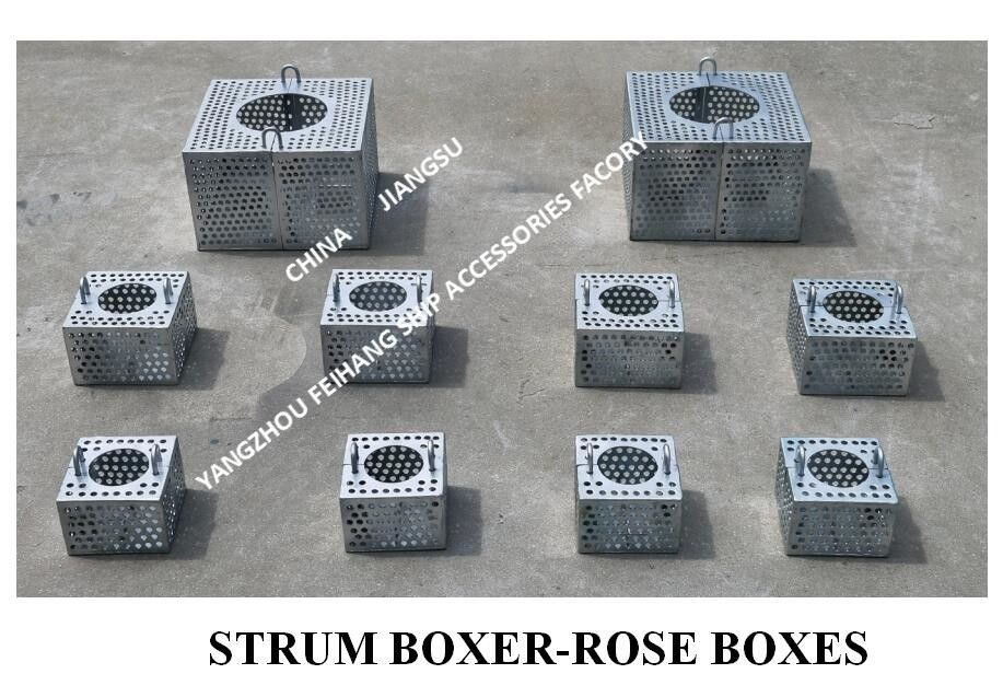 Galvanisierter Stahlfilter Rosenkiste für die Billage-Leitung FH-100A JIS F7206 Mesh-10mm