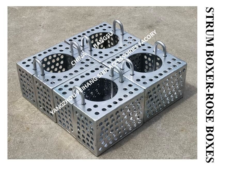 Galvanisierter Stahlfilter Rosenkiste für die Billage-Leitung FH-100A JIS F7206 Mesh-10mm
