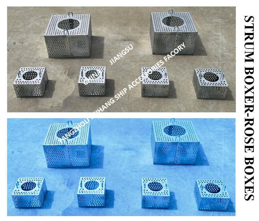 Galvanisierter Stahlfilter Rosenkiste für die Billage-Leitung FH-100A JIS F7206 Mesh-10mm