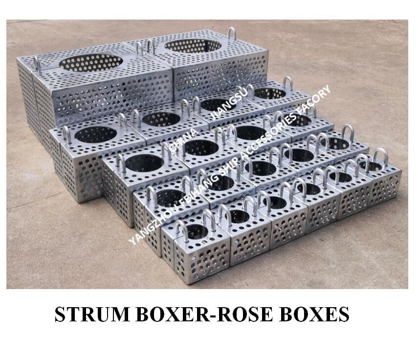 Galvanisierter Stahlfilter Rosenkiste für die Billage-Leitung FH-100A JIS F7206 Mesh-10mm