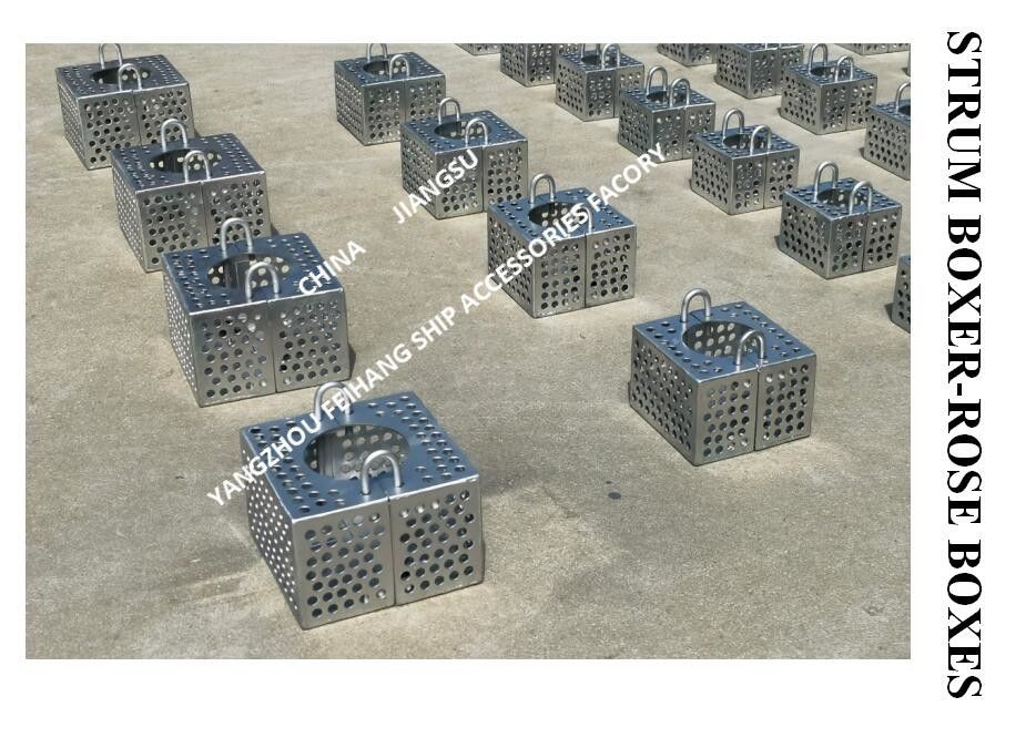 Filter aus Edelstahl Rosenkiste für die Schleusenleitung FH-100A JIS F7206 Mesh 10 mm