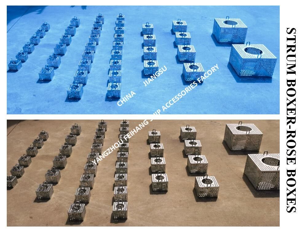 Filter aus Edelstahl Rosenkiste für die Schleusenleitung FH-100A JIS F7206 Mesh 10 mm