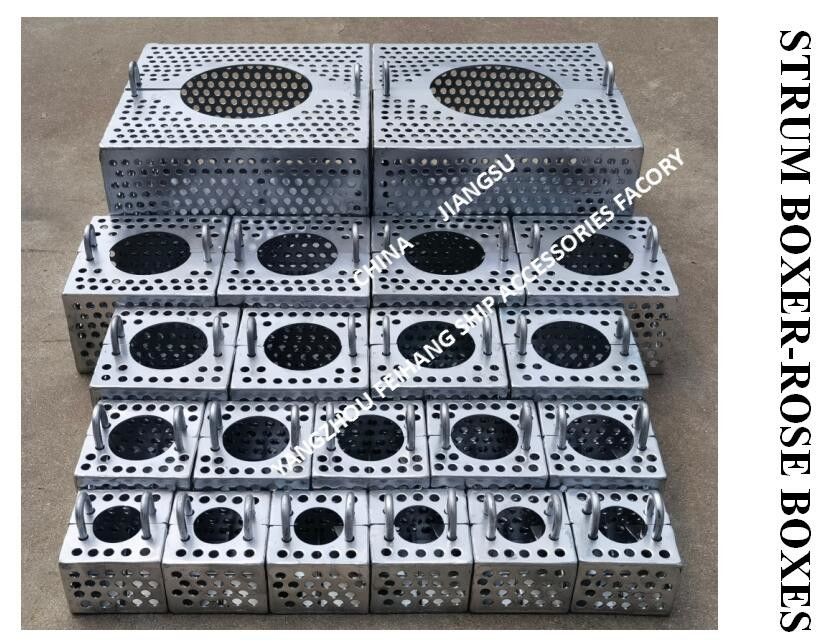 Galvanisierter Stahlfilter Rosenkiste für die Billage-Leitung FH-100A JIS F7206 Mesh-10mm