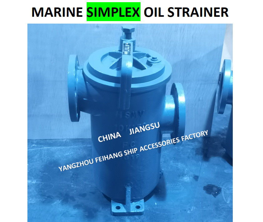 JIS F7209 Einzelölfilter 5K-100A Körper - Gusseisen und Filter - Edelstahl