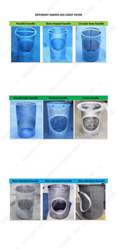 SEA CHESTS FILTER & SEA CHEST STRENERS für Meerwasserstrainer, Körper aus Edelstahl.