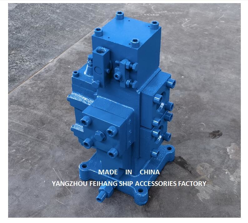 Winch-Steuerventilblock mit Ein-/Ausgangsanlage Größe 20a-50a in Blau und Grün für eine optimale Betriebsleistung