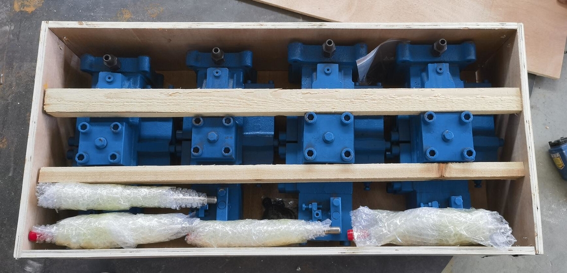 Winch-Steuerventilblock mit Ein-/Ausgangsanlage Größe 20a-50a in Blau und Grün für eine optimale Betriebsleistung