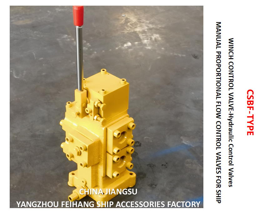 CSBF-G40-Typ WINCH Steuerung BLOCK Steuerungsventil Windschutzhandwerk PROPORTIONAL Flow Control Ventile für Schiffe