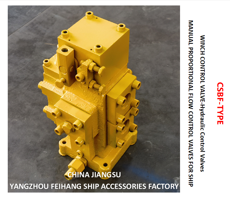 Winch-Steuerventilblock mit Ein-/Ausgangsanlage Größe 20a-50a in Blau und Grün für eine optimale Betriebsleistung