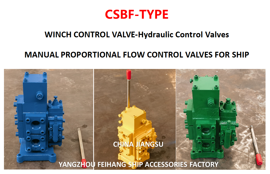 PC-Steuerventile Modell CSBF-G32 für hydraulische Reihenschaltungen HANDBUCH PROPORTIONAL-DURCHFLUSSSTEUERVENTILE FÜR SCHIFFE