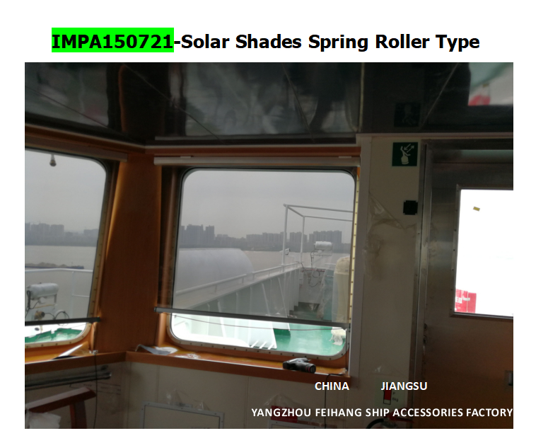Marine SunShade roller type blind  & Marine Sunshade SunScreens roller blind with cassette box- for Navigation Bridge Windows