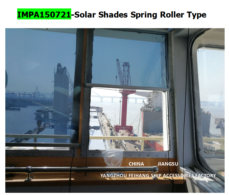 Marine Solar screen roller type blind with cassette box- Blind Curtain box - aluminum alloy Film - Silver