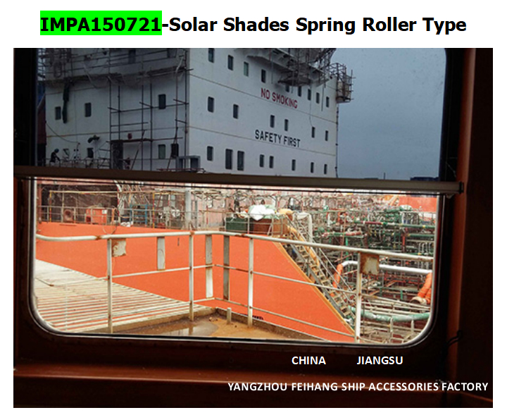 Marine  Solar Blind Roller Type   & Marine Sunshade Sunscreens Roller Blind With Cassette Box- For Navigation Bridge Windows
