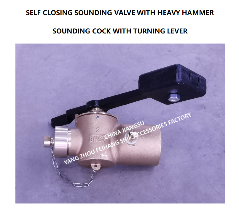 Sounding Self-Closing Valve For Fuel Tank Model FH-DN40 Cb/T3778-99 Self Closing Cock For Sounding Pipe