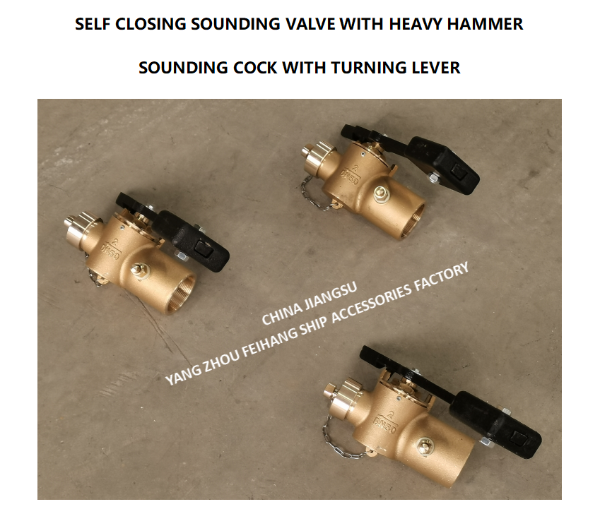 DN65 CB/T3778-99 SOUNDING COCK THREADED ENDS & SOUNDING SELF-CLOSING VALVE For Sounding Pipe