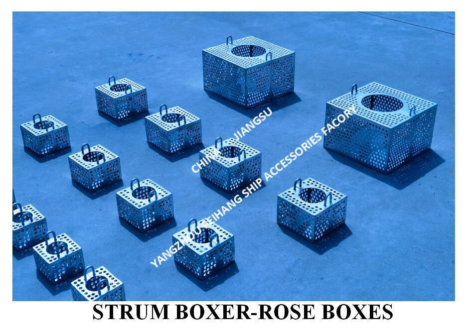 JIS F7206 SAUG-ROSE-BOX-SIEBE & Strum ROSE-BOX-SIEBE Feuerverzinkter Kohlenstoffstahl
