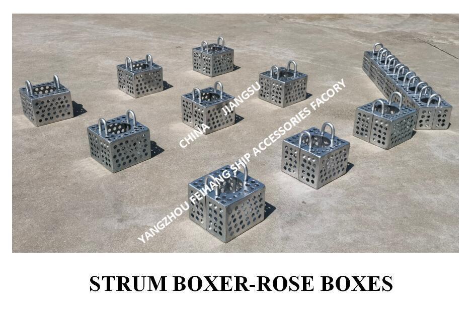 JIS F7206 SAUG-ROSE-BOX-SIEBE & Strum ROSE-BOX-SIEBE Feuerverzinkter Kohlenstoffstahl