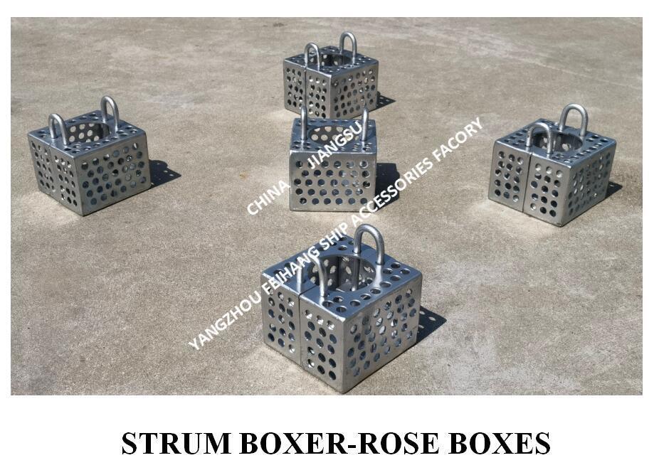 JIS F7206 SAUG-ROSE-BOX-SIEBE & Strum ROSE-BOX-SIEBE Feuerverzinkter Kohlenstoffstahl