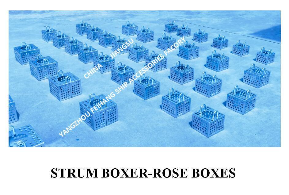 JIS F7206 SAUG-ROSE-BOX-SIEBE & Strum ROSE-BOX-SIEBE Feuerverzinkter Kohlenstoffstahl