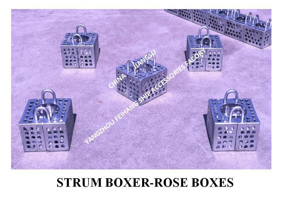 JIS F7206 SAUG-ROSE-BOX-SIEBE & Strum ROSE-BOX-SIEBE Feuerverzinkter Kohlenstoffstahl