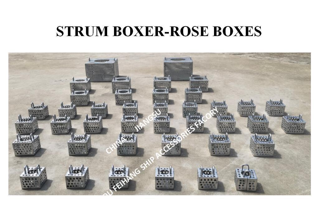 JIS F7206 SAUG-ROSE-BOX-SIEBE & Strum ROSE-BOX-SIEBE Feuerverzinkter Kohlenstoffstahl