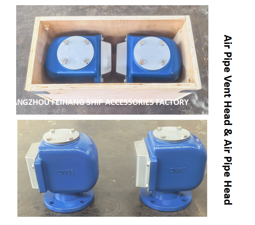 FH-DN65 CBM1105 Float Type Air Pipe Head & Air Vent Head For F.O. Settling  Tank  Body - Cast Iron With Stainless Steel Float